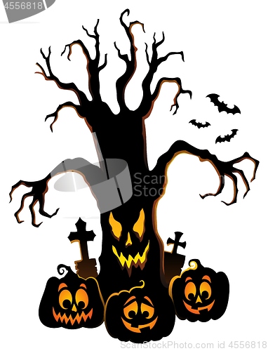 Image of Spooky tree silhouette topic image 4