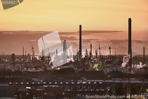 Image of Dramatic Industrial Landscape