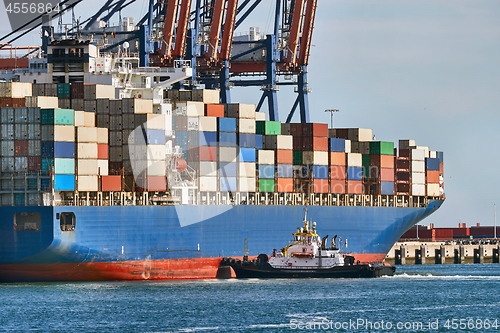 Image of Huge Container Ship