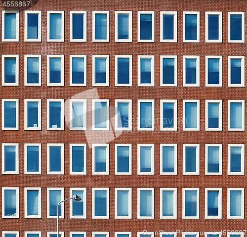 Image of Building facede regular rows of windows