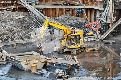 Image of Construction site mess