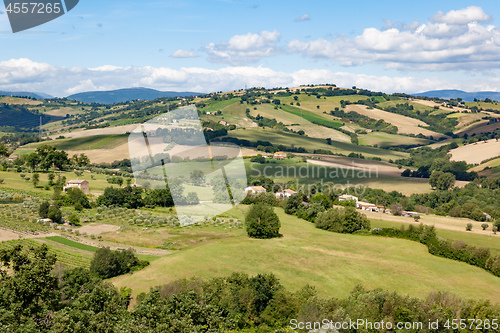 Image of landscape mood in Italy Marche