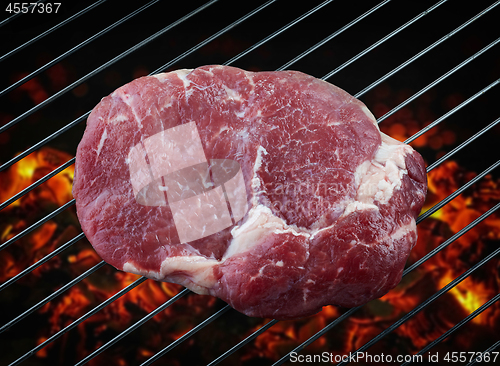 Image of fresh raw beef steak meat