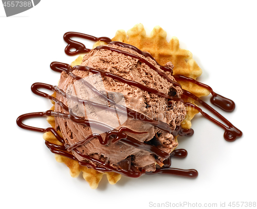 Image of chocolate ice cream