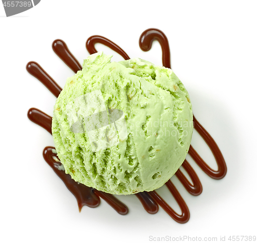 Image of green ice cream