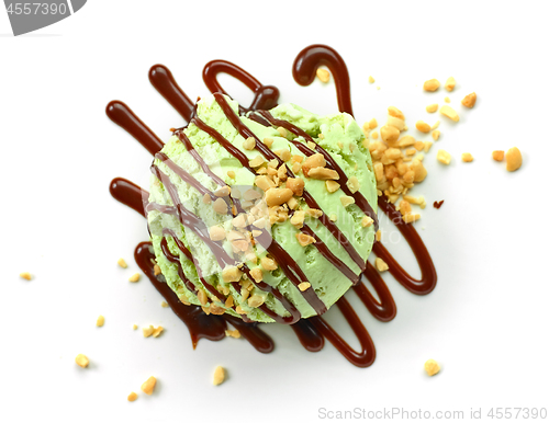 Image of pistachio ice cream