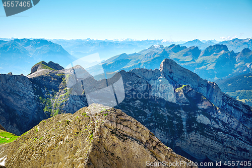 Image of Saentis Mountain landscape