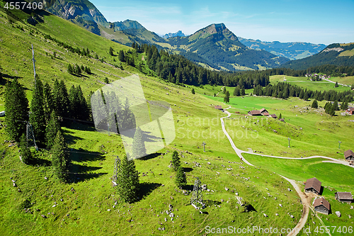 Image of Swiss Alps landscape