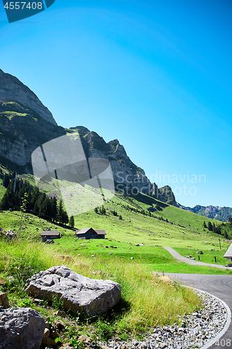 Image of Swiss Alps landscape