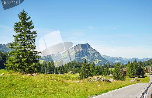 Image of Swiss Alps landscape