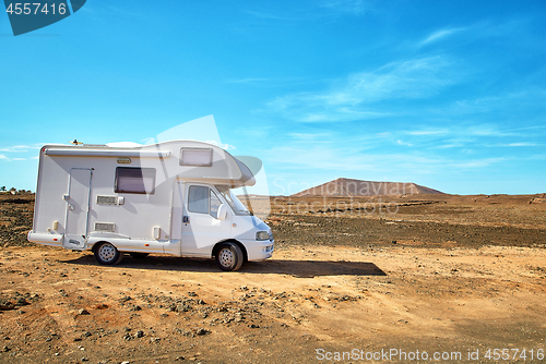 Image of Camping car in Lanzarote island