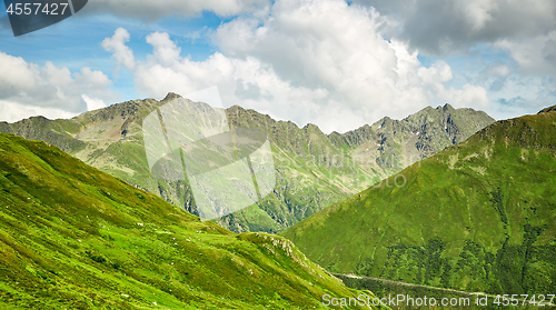 Image of Swiss Alps landscape