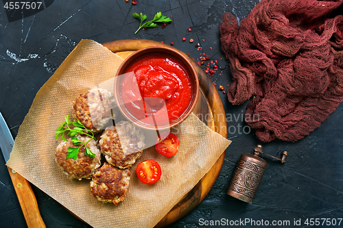 Image of meatballs with sauce