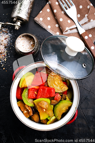 Image of baked vegetables