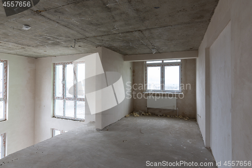 Image of Second floor in two-level apartments in a new building, without repair