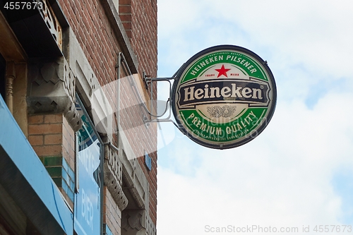 Image of Starobrno beer pub sign