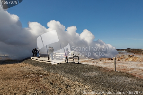 Image of Geothermal Activity in Iceland