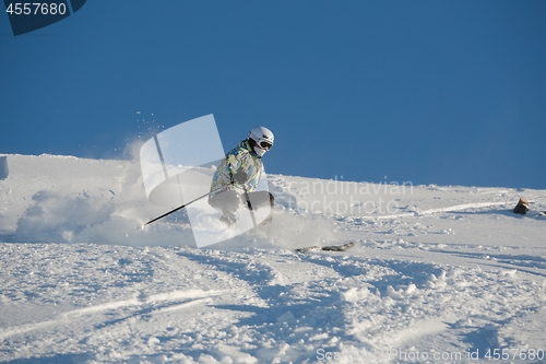 Image of Skiing in fresh powder snow