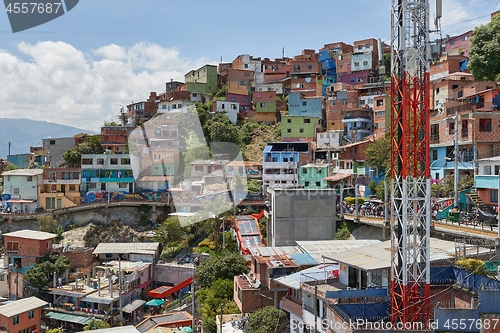 Image of View of Comuna 13 in Medellin