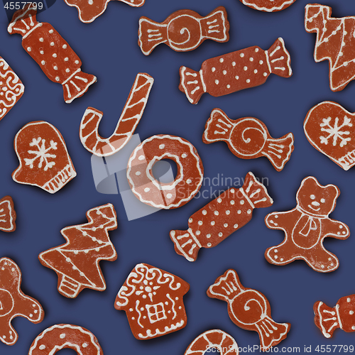 Image of christmas gingerbread cookies