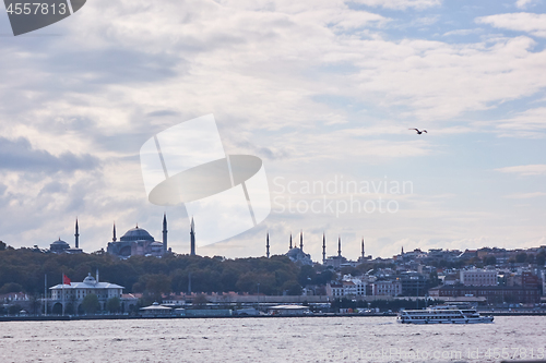 Image of panoramic view of the city of Istanbul, Turkey