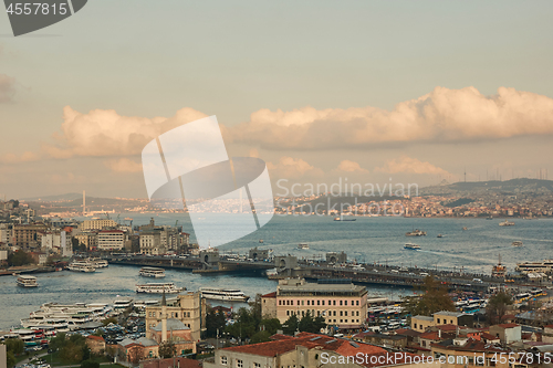 Image of view of the city of Istanbul from a height