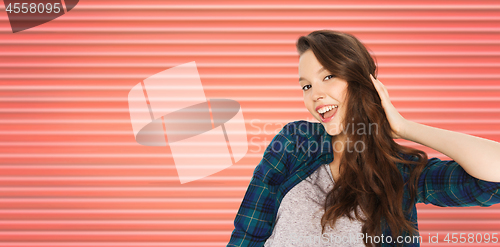 Image of happy smiling pretty teenage girl