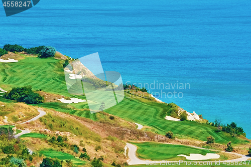 Image of Golf Course on the Sea Shore