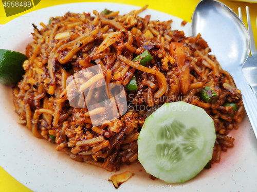 Image of Fried noodle, also know as Mee Goreng Mamak