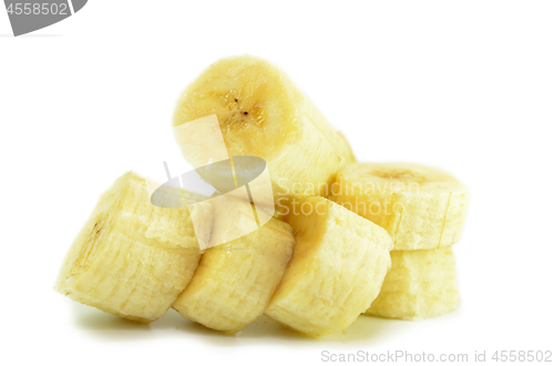 Image of Sliced of bananas