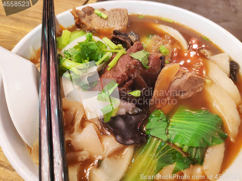 Image of Beef noodle in Chinese style