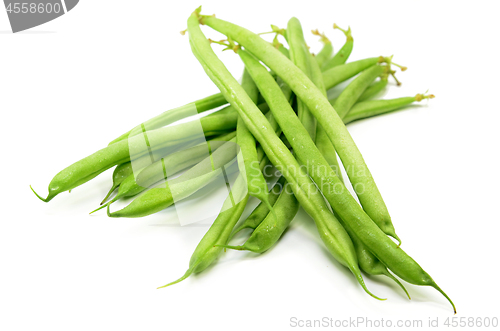 Image of Green french beans isolated