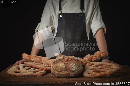 Image of Fresh bread on the table