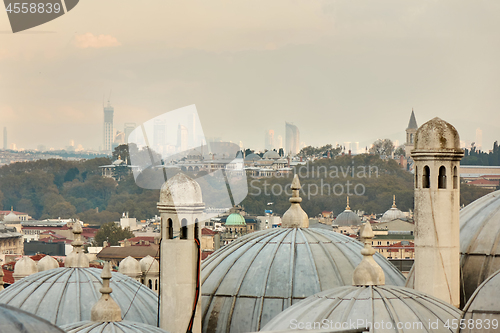 Image of View of dome of the mosque, Istanbul, Turkey