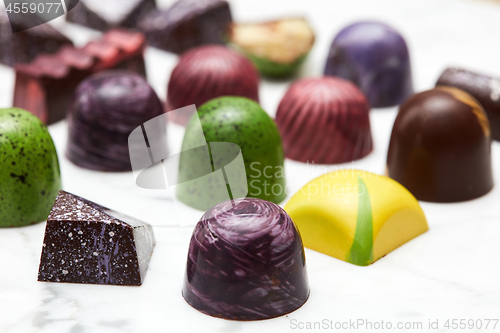 Image of Assorted chocolate candies