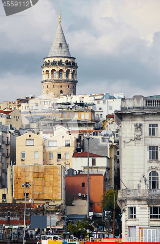 Image of Galata Tower in Istanbul Turkey