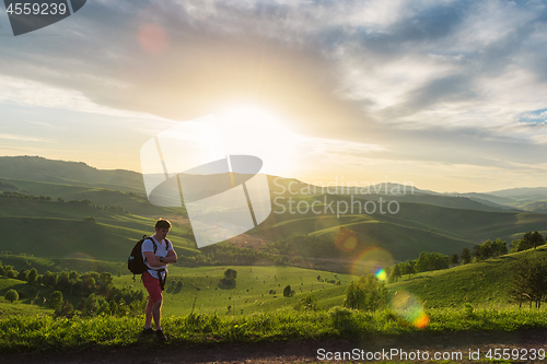 Image of Man in Altai mountain