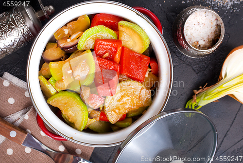 Image of baked vegetables