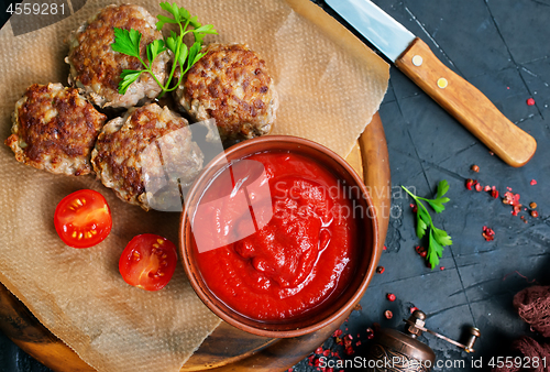 Image of meatballs with sauce