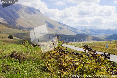 Image of National Park of the Sibillini Mountains. Italy.