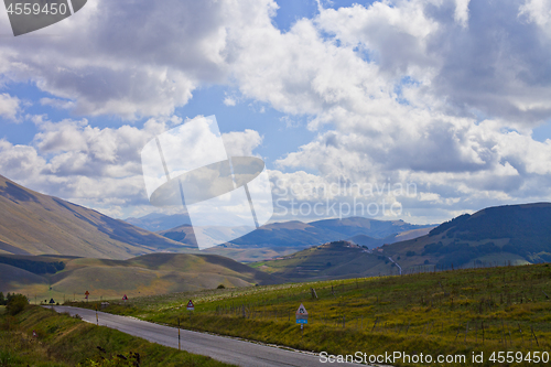 Image of National Park of the Sibillini Mountains. Italy.