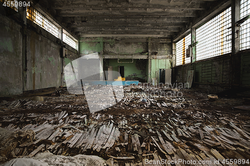 Image of Abandoned room in Pripyat school, Chernobyl Exclusion Zone 2019