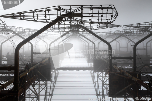 Image of Duga Antenna Complex in Chernobyl Exclusion zone 2019