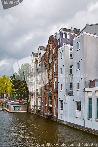 Image of Residential Houses along the Canal