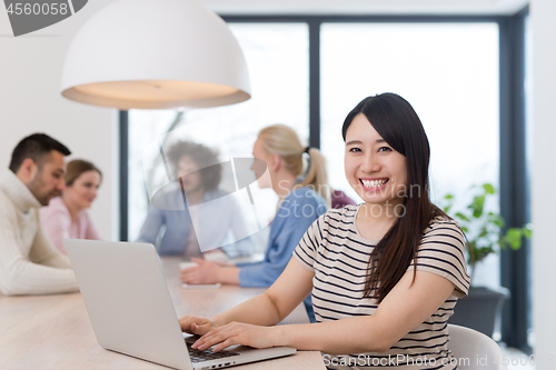 Image of Startup Business Team At A Meeting at modern office building