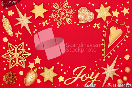 Image of Christmas Joy Background Border