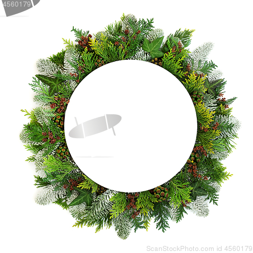 Image of Natural Christmas Table Setting