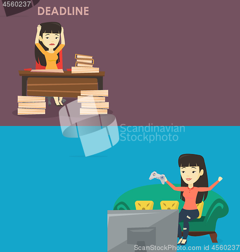 Image of Two media banners with space for text.