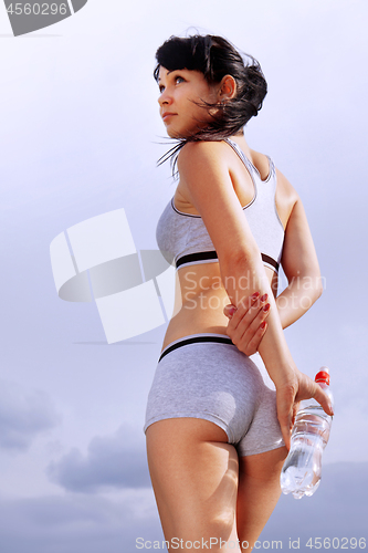 Image of beautiful athletic woman