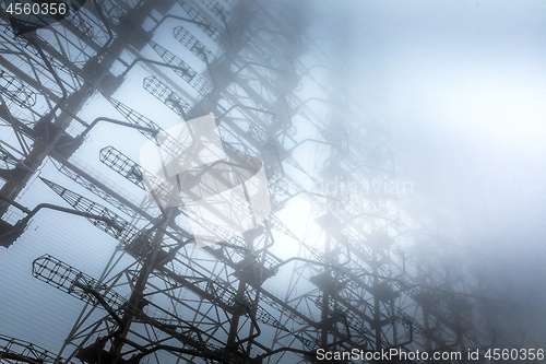 Image of Duga Antenna Complex in Chernobyl Exclusion zone 2019